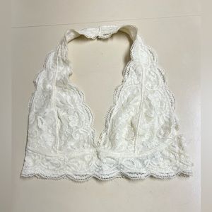 Urban Outfitters Cream Lace Bralette